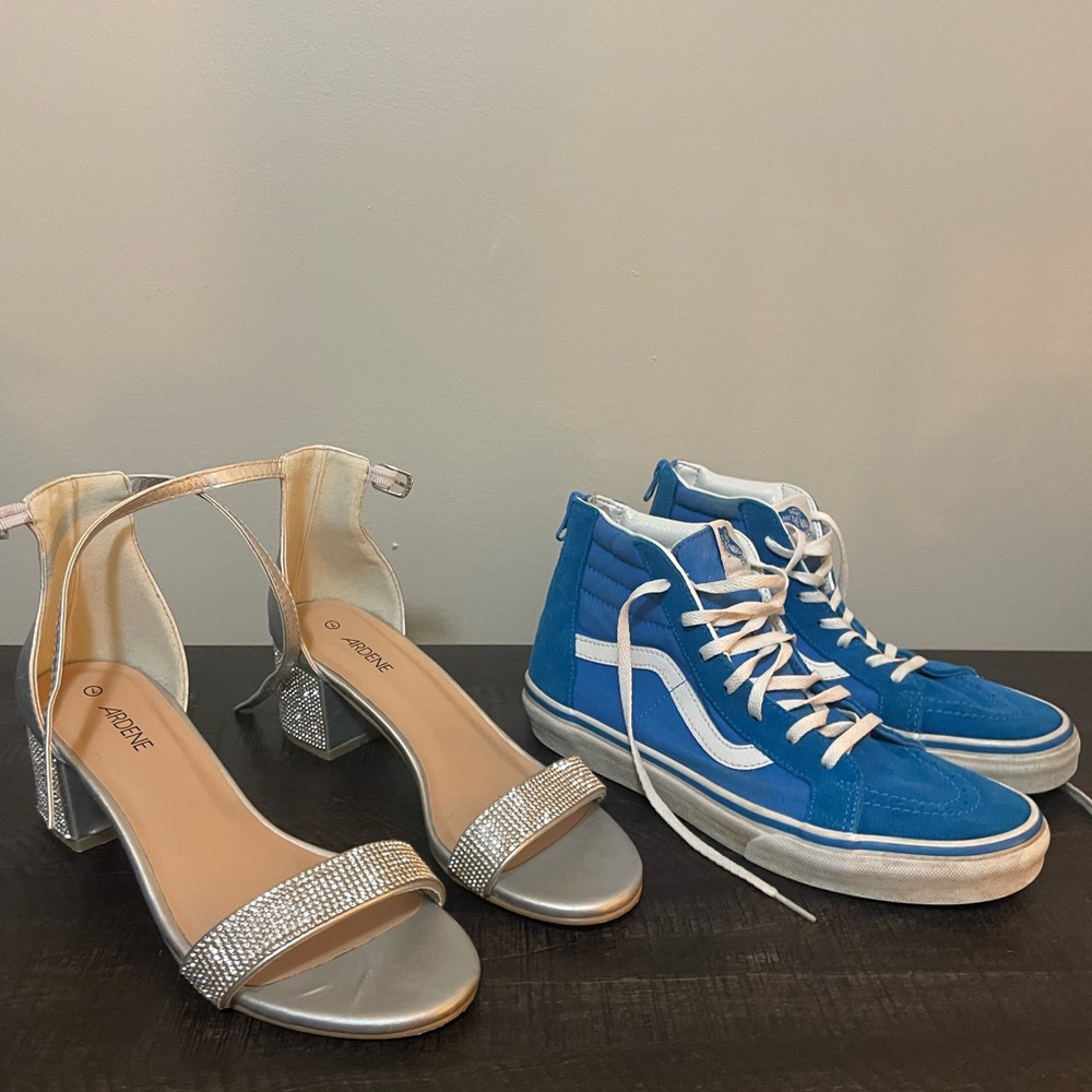 Vans sneakers and heels